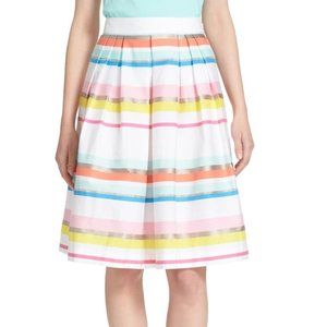 Kate Spade New York Ribbon-Striped Skirt